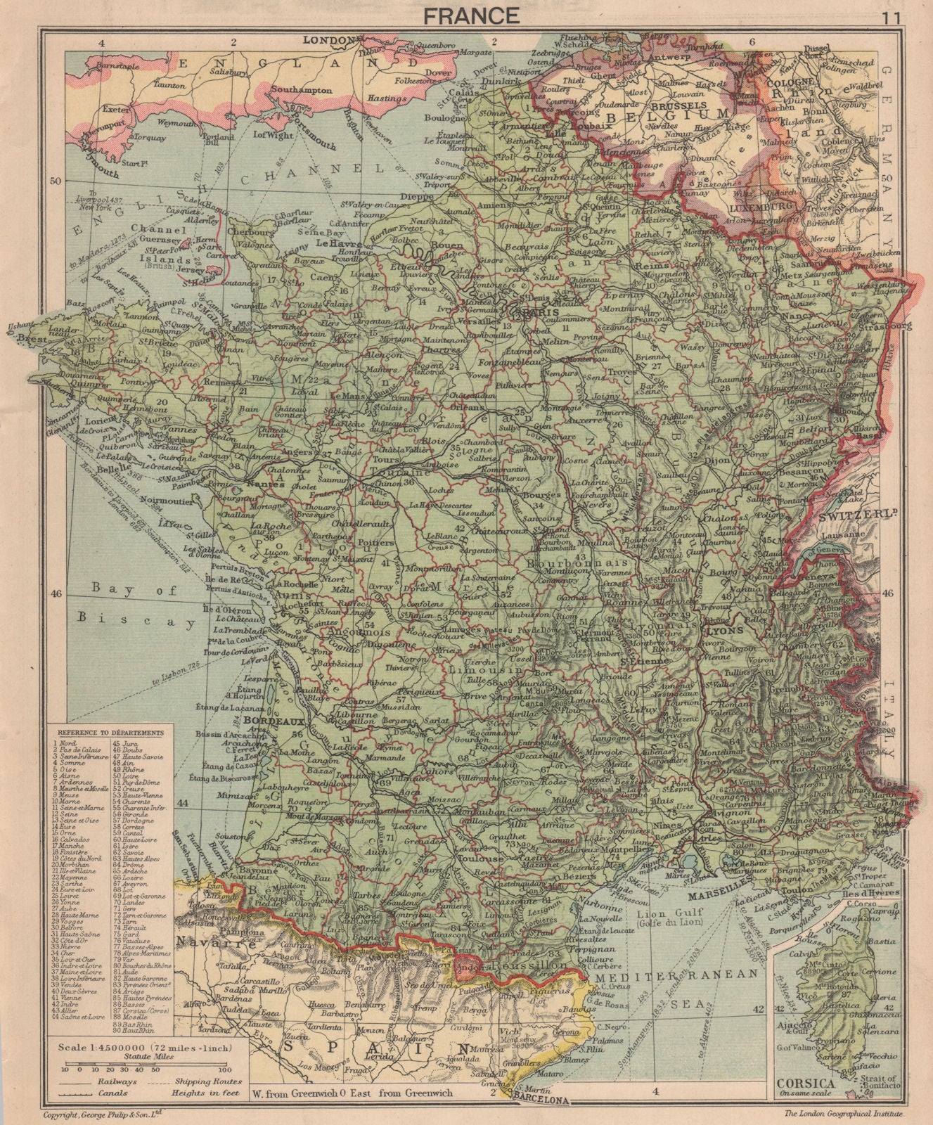 SECOND WORLD WAR. France in 1940. Pre-invasion 1940 old vintage map plan chart
